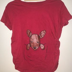 Cute kangaroo pouch 🦘 maternity T-shirt small